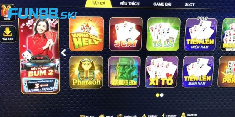 Kho game bài cực chất tại Gamebaidoithuong